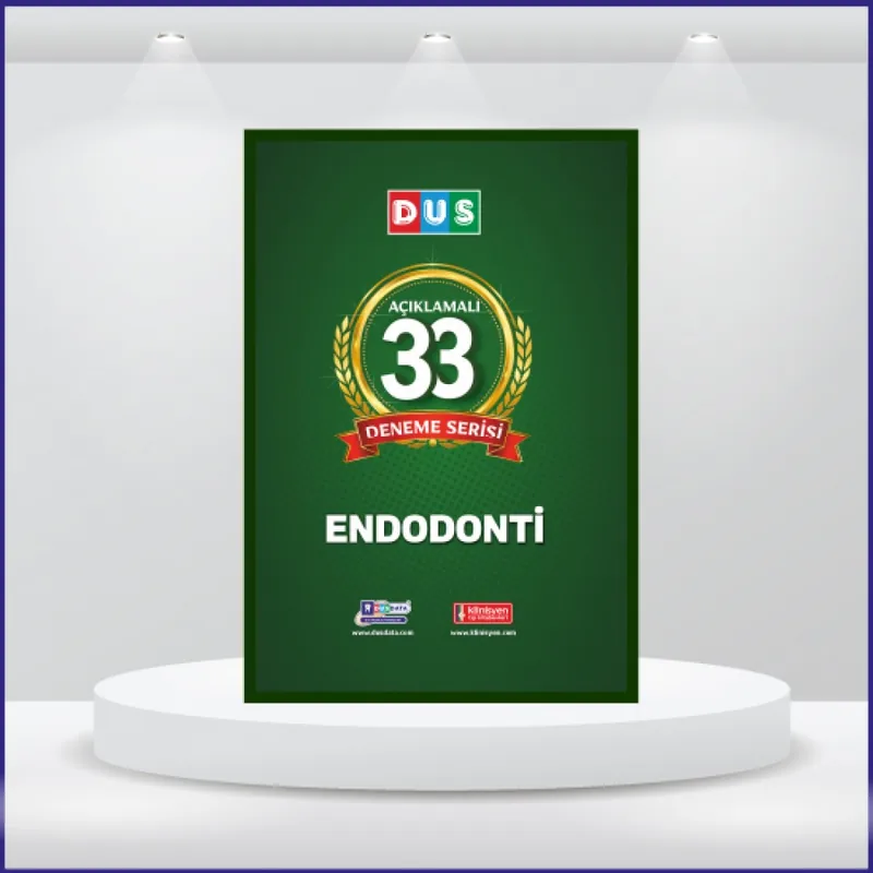 DUS 33 Açıklamalı Deneme Serisi Endodonti ÖN SİPARİŞ