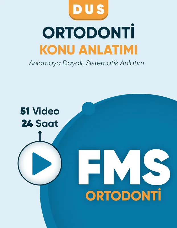 DUS | Ortodonti – Konu Anlatım Videoları (3 Ay / 3 İzleme)