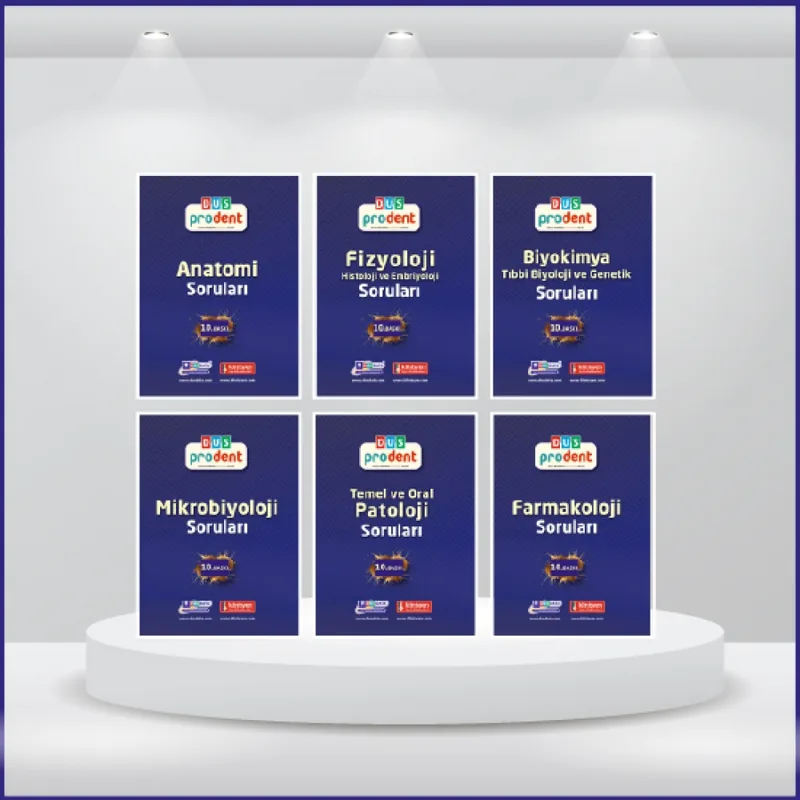 DUS Prodent Soruları Temel Bilimler ( 10.Baskı ) Takımı