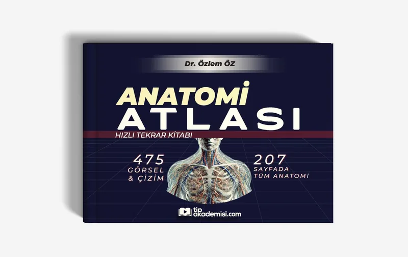 Tıp Akademisi | Anatomi Atlası Hızlı Tekrar Konu Kitabı