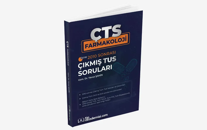 Tıp Akademisi | Çıkmış TUS Soruları Farmakoloji Kitabı