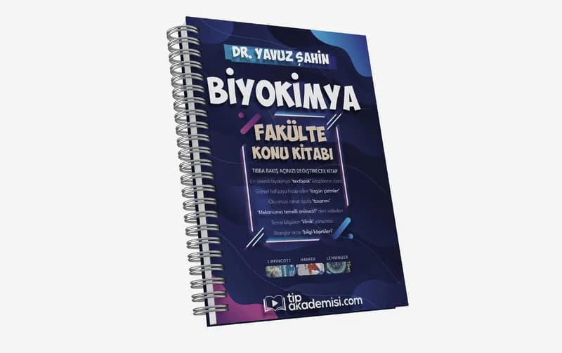 Tıp Akademisi | Fakülte Biyokimya Konu Kitabı (Dr. Yavuz Şahin)