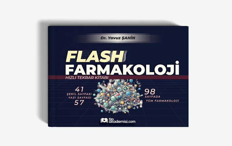 Tıp Akademisi | Flash TUS Farmakoloji Konu Kitabı (A5 Formatı)