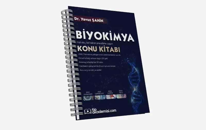 Tıp Akademisi | TUS Biyokimya Konu Kitabı (Dr. Yavuz Şahin)