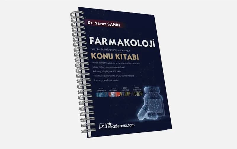 Tıp Akademisi | TUS Farmakoloji Konu Kitabı