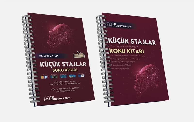 Tıp Akademisi | TUS Küçük Stajlar 2'li Set (Konu Kitabı + Soru Bankası)