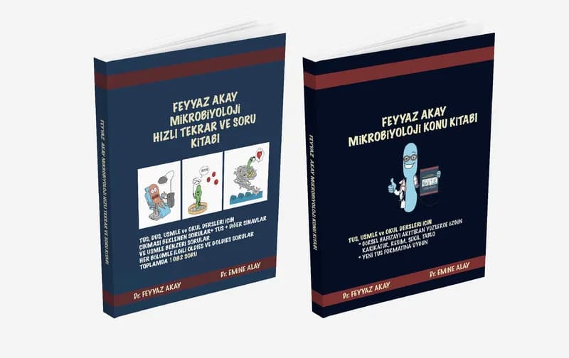 Tıp Akademisi | TUS Mikrobiyoloji 2'li Set (Konu Kitabı + Soru Bankası)