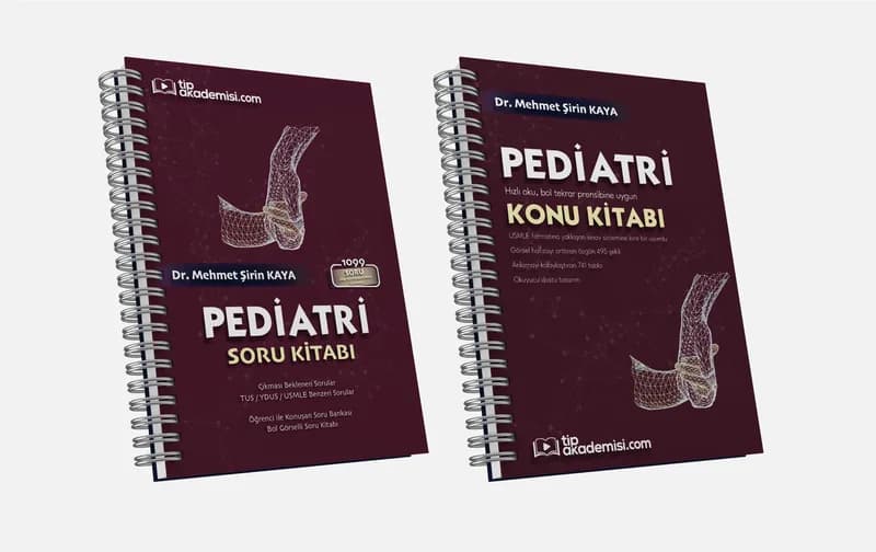 Tıp Akademisi | TUS Pediatri 2'li Set (Konu Kitabı + Soru Bankası)