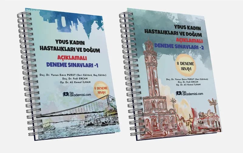 Tıp Akademisi | YDUS Kadın Hastalıkları ve Doğum Deneme Kitabı 2'li Set