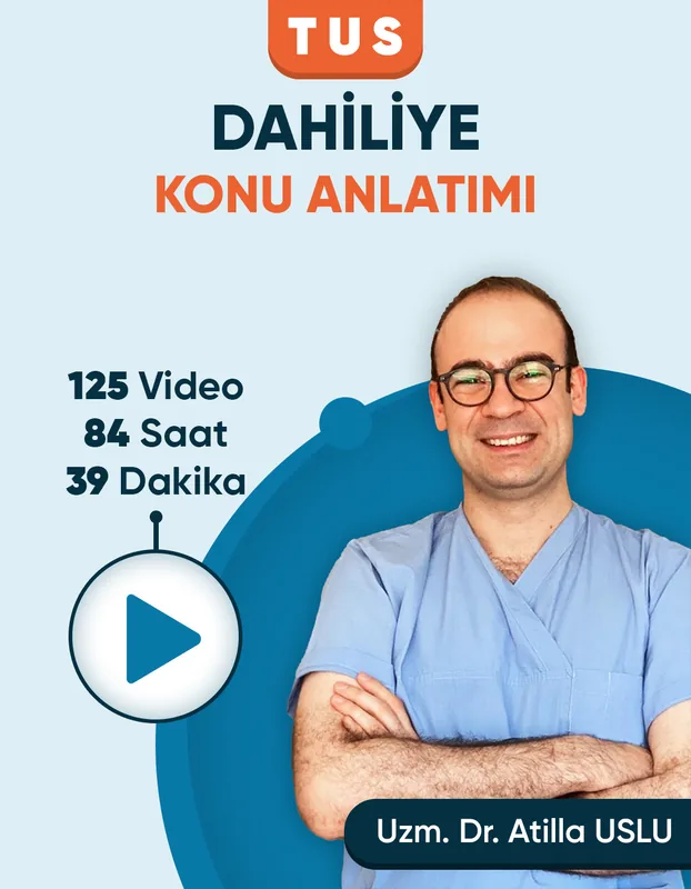 TUS | Dahiliye – Konu Anlatım Videoları (3 Ay / 3 İzleme)