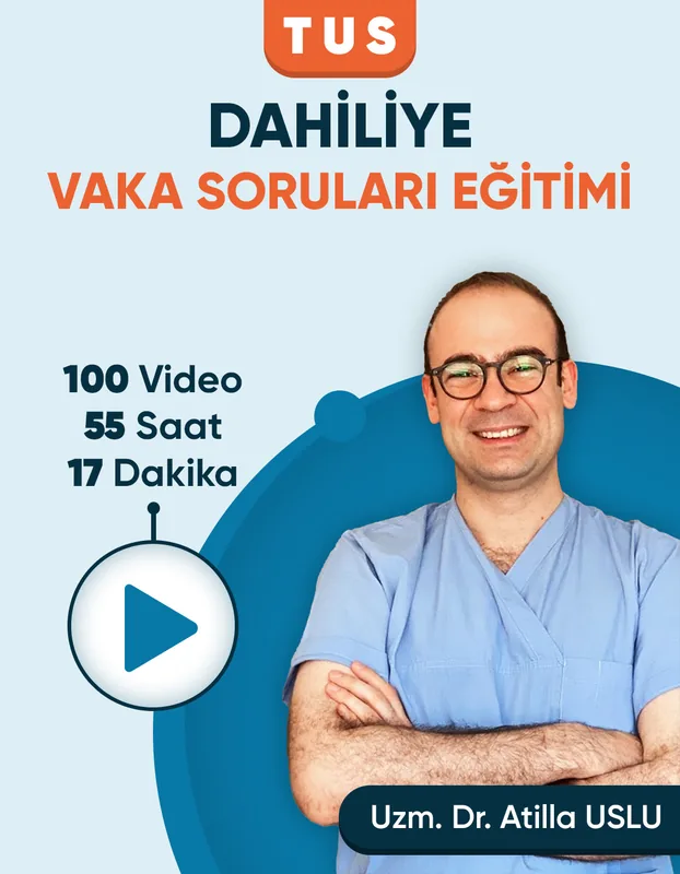 TUS | Dahiliye – Vaka Soruları Videoları(3 Ay / 3 İzleme)