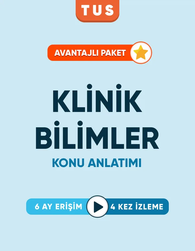 TUS | Klinik Bilimler Hazırlık Seti – Konu Videoları (6 Ay / 4 İzleme)