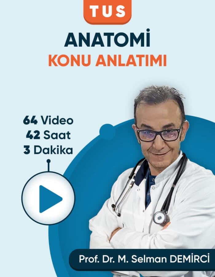 TUS | Anatomi – Konu Anlatım Videoları (3 Ay / 3 İzleme)