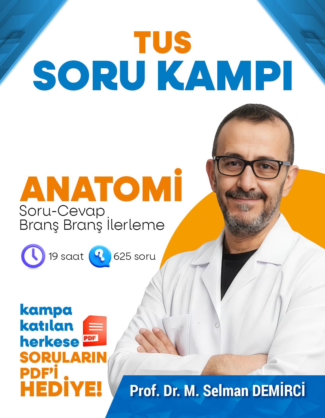 TUS | Anatomi – Soru Kampı (Tek Ders) (3 Ay / 3 İzleme)