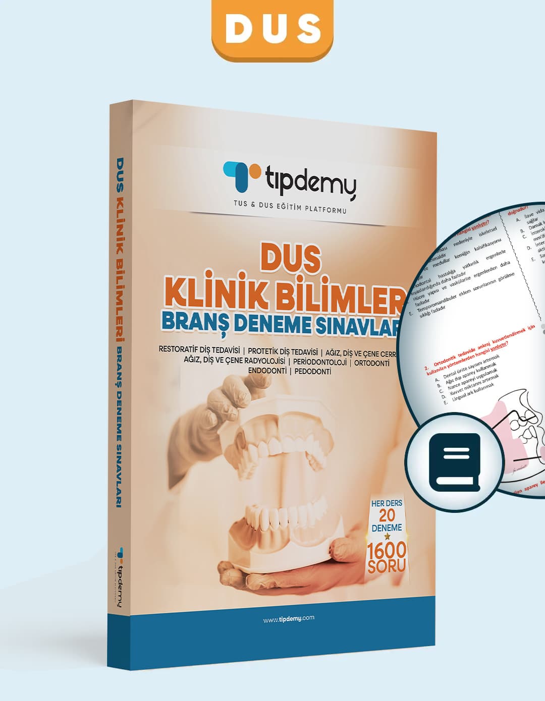 DUS | Klinik Bilimler – Branş Denemeleri Kitap